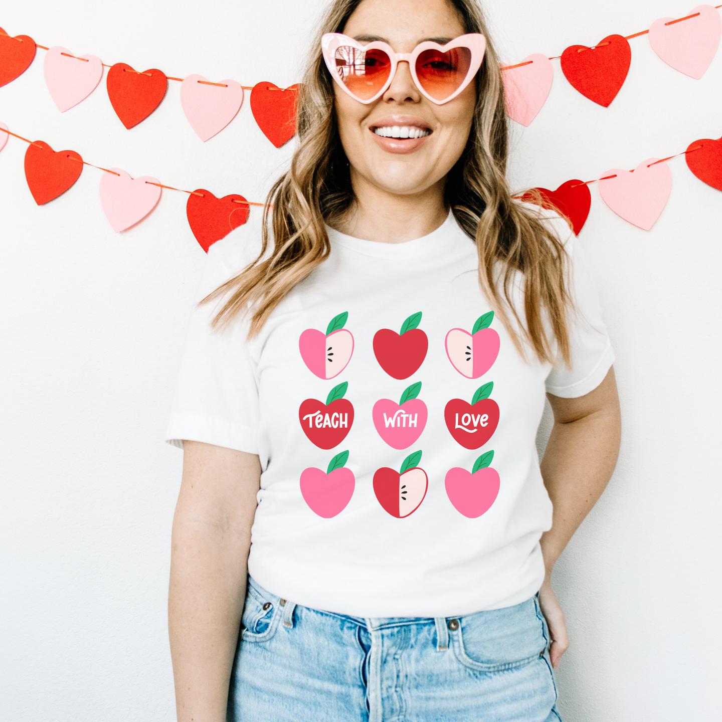Teach With Love White tshirt